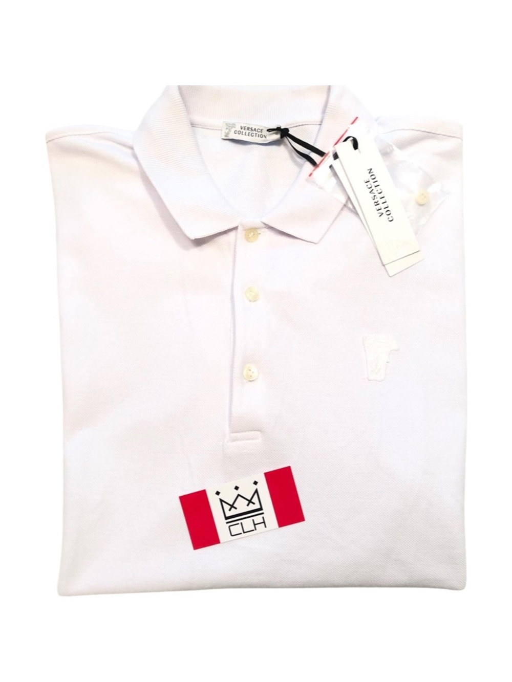 VERSACE COLLECTION MEDUSA LOGO POLO